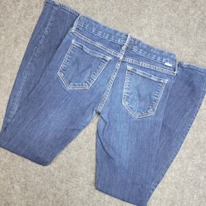 Mother Jeans Women 27 Blue The Loker Skinny Stretch Denim Stylish Everyday READ